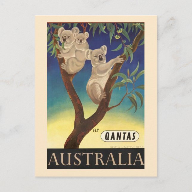 Australia Travel Postcard (Front)