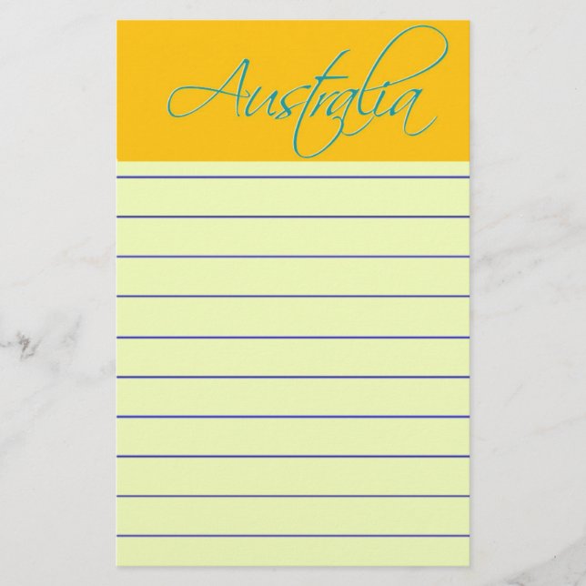 Australia:Travel Stationery (Front)