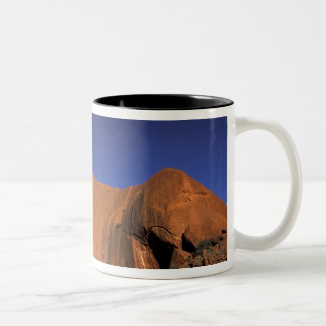 Australia, Uluru Kata Tjuta National Park, Uluru Two-Tone Coffee Mug (Right)