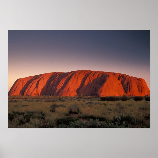 Australia, Uluru National Park. Uluru or Poster (Front)