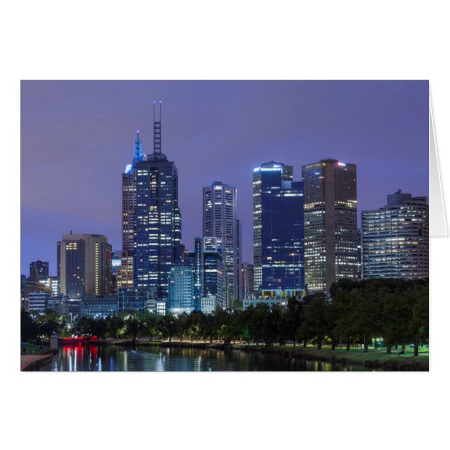 Australia, Victoria, Melbourne, skyline along (Front Horizontal)