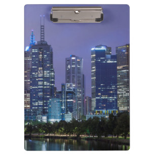 Australia, Victoria, Melbourne, skyline along Clipboard