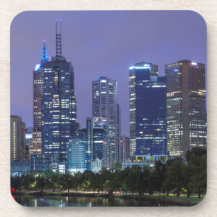 Australia, Victoria, Melbourne, skyline along Coaster