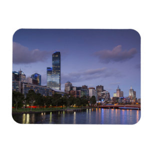 Australia, Victoria, Melbourne, skyline with 2 Magnet