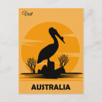 Australia Vintage Pelican Travel