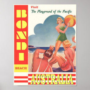 Australia vintage poster