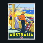 Australia vintage travel postcard<br><div class="desc">Australia vintage travel Postcard</div>