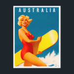 Australia vintage travel postcard<br><div class="desc">Australia vintage travel Postcard</div>