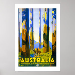 Australia Vintage Travel Poster