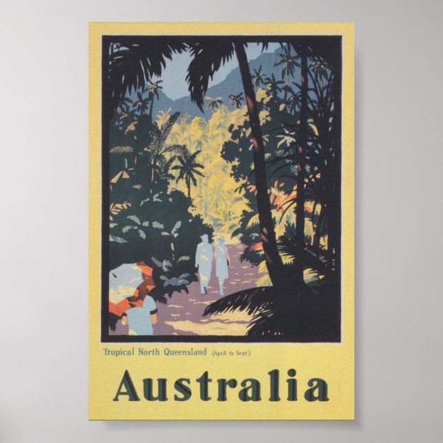 Australia Vintage Travel Poster (Front)