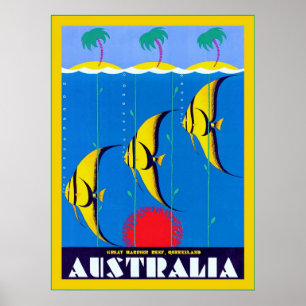 Australia ~ Vintage Travel Poster
