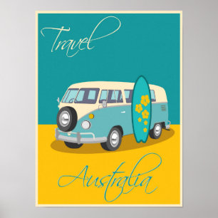 Australia Vintage Travel Poster