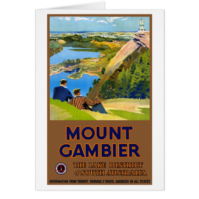 Australia Vintage Travel Poster Restored (Front)