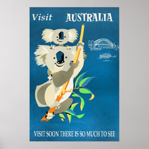 Australia, Visit Soon Poster
