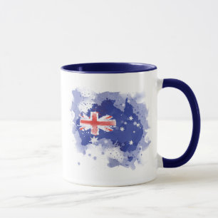 Australia Watercolor Map Mug