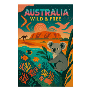 Australia – Wild & Free 2025 Poster