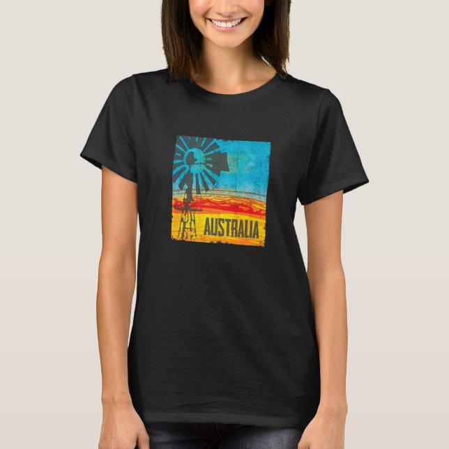 australia windmill T-Shirt (Front)