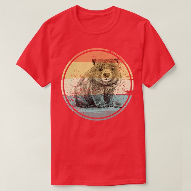 Australia Wombat T-Shirt (Design Front)