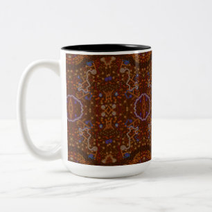 Australian Aboriginal Art Gift Two-Tone Coffee Mug