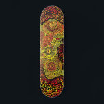 Australian Aboriginal- Continent Skateboard<br><div class="desc">Here is a description of a skateboard deck featuring Australian Aboriginal-style artwork, including details about Aboriginal art: The skateboard deck is a stunning canvas showcasing the vibrant and symbolic artistry of Australian Aboriginal culture. Aboriginal art is one of the oldest artistic traditions in the world, dating back over 60, 000...</div>