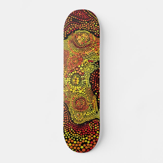 Australian Aboriginal- Continent Skateboard (Front)
