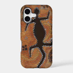 Australian Aboriginal Desert Goanna Art