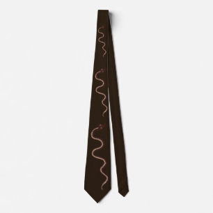 Australian Aboriginal Desert Snake Art II Tie