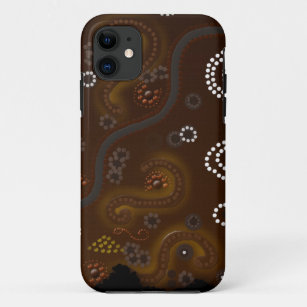 Australian Aboriginal Desert Wildlife Art Case-Mate iPhone Case