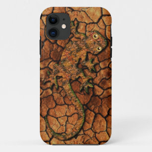 Australian Aboriginal Desert Wildlife Art iPhone 11 Case