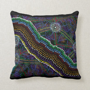 Australian Aboriginal Design Cushion