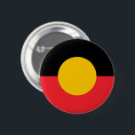 Australian Aboriginal flag  6 Cm Round Badge<br><div class="desc">Australian Aboriginal flag</div>