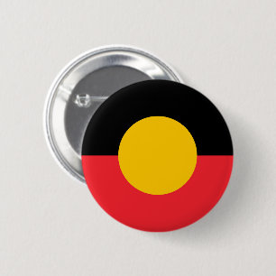 Australian Aboriginal flag 6 Cm Round Badge