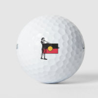 Australian Aboriginal Flag And Aborigin