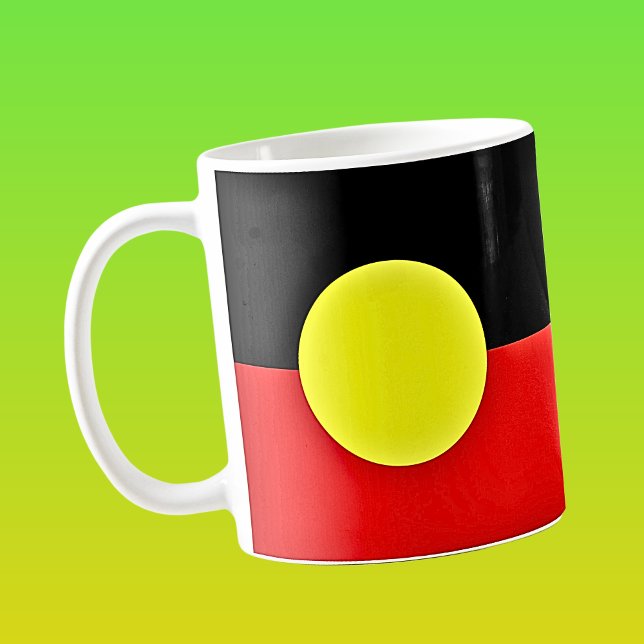 Australian Aboriginal Flag  Coffee Mug (Creator Uploaded)