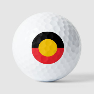 Australian Aboriginal flag  Golf Balls
