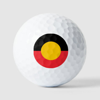Australian Aboriginal flag  Golf Balls
