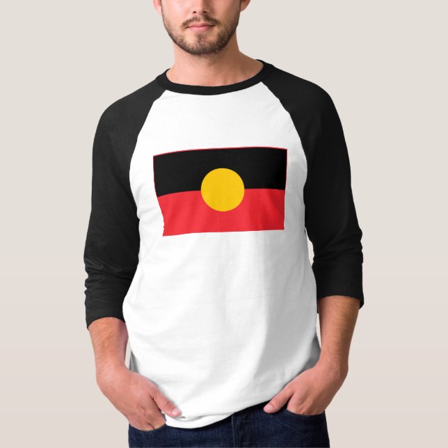 Australian Aboriginal flag T-Shirt (Front)