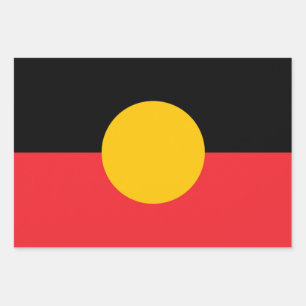 Australian Aboriginal flag  Wrapping Paper Sheet