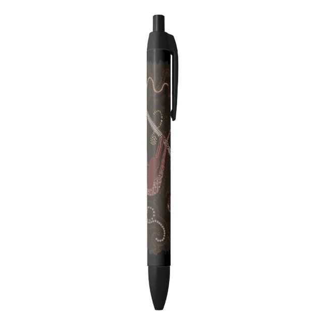 Australian Aboriginal Outback Art Styled Pen 3 (Bottom (Vertical))
