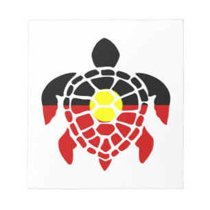 Australian Aboriginal Sea Turtle Notepad