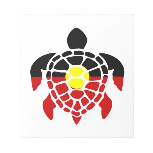 Australian Aboriginal Sea Turtle Notepad (Front)