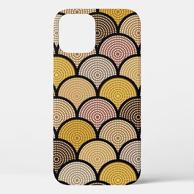 Australian aboriginal seamless vintage pattern wit Case-Mate iPhone case (Back)