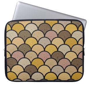 Australian aboriginal seamless vintage pattern wit laptop sleeve
