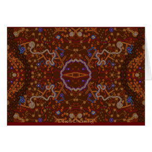 Australian Aboriginal-style Walkabout Art Design