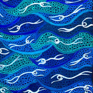 Australian Aboriginal Water Spirits Leggings