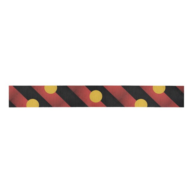Australian Aborigines  Grosgrain Ribbon (Front)