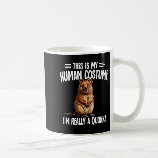 Australian Animal Quokka Shirts &amp; Hoodies Cute Coffee Mug (Right)
