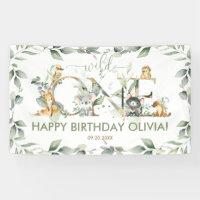 Australian Animals 1st Birthday Welcome Backdrop