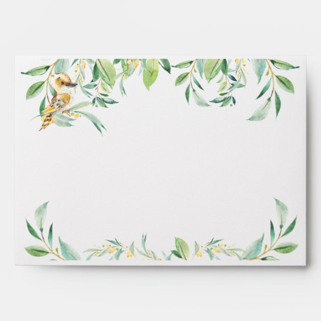 Australian Animals Koala Greenery A7  Envelope (Front)