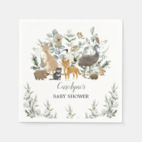 Australian Animals Leafy Eucalyptus Baby Shower